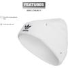 imageadidas Originals Womens Trefoil BeanieWhiteBlack 23