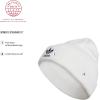 imageadidas Originals Womens Trefoil BeanieWhiteBlack 3