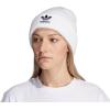 imageadidas Originals Womens Trefoil BeanieWhiteBlack 3
