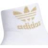 imageadidas Originals womens Low Cut Ankle Socks 3pairWhiteBlackGold