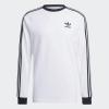 imageadidas Originalsmens3Stripes Long Sleeve TeeWhiteLarge