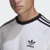 imageadidas Originalsmens3Stripes Long Sleeve TeeWhiteLarge