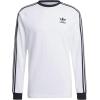 imageadidas Originalsmens3Stripes Long Sleeve TeeWhiteLarge