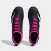 imageadidas Unisex Accuracy3 Low Firm Ground Soccer ShoeBlackWhiteTeam Shock Pink 2