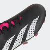 imageadidas Unisex Accuracy3 Low Firm Ground Soccer ShoeBlackWhiteTeam Shock Pink