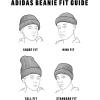 imageadidas UnisexAdult Grove BeanieHeather GreyWhite