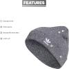 imageadidas UnisexAdult Grove BeanieHeather GreyWhite