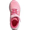 imageadidas UnisexChild Duramo 10 Running Shoes Little Big Kid 28 EUClear PinkAcid RedRose Tone Gz1056