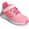 imageadidas UnisexChild Duramo 10 Running Shoes Little Big Kid 28 EUClear PinkAcid RedRose Tone Gz1056