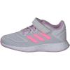 imageadidas UnisexChild Duramo 10 Running Shoes Little Big Kid 28 EUDash GrayBeam PinkBliss Lilac Gv8923