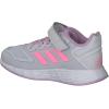 imageadidas UnisexChild Duramo 10 Running Shoes Little Big Kid 28 EUDash GrayBeam PinkBliss Lilac Gv8923
