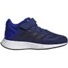 imageadidas UnisexChild Duramo 10 Running Shoes Little Big Kid 28 EULucid BlueBlackVictory Blue Elastic