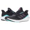imageadidas UnisexChild EQ21 Running ShoeBlackShock PinkPulse Aqua