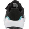 imageadidas UnisexChild EQ21 Running ShoeBlackShock PinkPulse Aqua Elastic