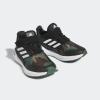 imageadidas UnisexChild EQ21 Running ShoeCore BlackCloud WhiteGreen Oxide