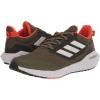 imageadidas UnisexChild EQ21 Running ShoeFocus OliveWhiteShadow Olive