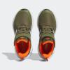 imageadidas UnisexChild EQ21 Running ShoeFocus OliveWhiteShadow Olive Elastic