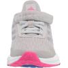 imageadidas UnisexChild EQ21 Running ShoeGreySonic InkShock Pink Elastic