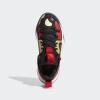 imageadidas UnisexChild Harden Stepback 2 Basketball ShoesCore BlackGold MetallicScarlet
