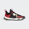imageadidas UnisexChild Harden Stepback 2 Basketball ShoesCore BlackGold MetallicScarlet