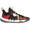 imageadidas UnisexChild Harden Stepback 2 Basketball ShoesCore BlackGold MetallicScarlet