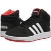 imageadidas UnisexChild Hoops Mid 20 Basketball ShoesBlackWhiteRed