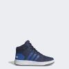 imageadidas UnisexChild Hoops Mid 20 Basketball ShoesDark BlueBlueWhite