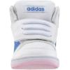 imageadidas UnisexChild Hoops Mid 20 Basketball ShoesWhiteReal BlueClear Pink