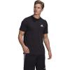 imageadidas Mens Freelift TeeBlackWhite