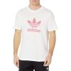 imageadidas Originals Mens Adicolor Classics Trefoil TShirtWhiteHazy Rose