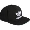 imageadidas Originals Mens Trefoil Chain Flatbrim Snapback Cap One SizeBlackWhite