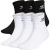 imageadidas Originals Originals Trefoil Quarter Sock 6PackWhiteBlack