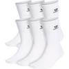 imageadidas Originals Trefoil 6Pair Crew SockWhite