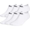 imageadidas Originals Trefoil No Show Socks 6PairWhite