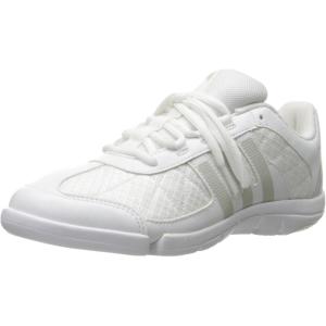 imageadidas Kids Girls Triple Cheer Lace Up Sneakers Shoes Casual  WhiteWhiteGraniteClear Grey