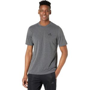 imageadidas Mens Freelift TeeDark Grey HeatherBlack
