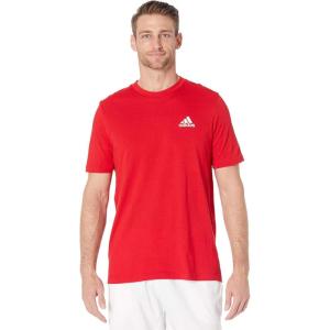 imageadidas Mens Freelift TeeScarletWhite