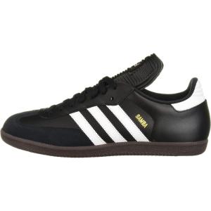 imageadidas Mens Samba Classic Indoor Soccer ShoeBlackWhiteBlack2002