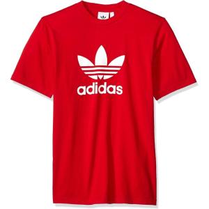imageadidas Originals Mens Adicolor Classics Trefoil TShirtScarletScarlet