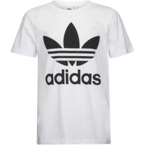imageadidas Originals Mens Adicolor Classics Trefoil TShirtWhite PaleBlack