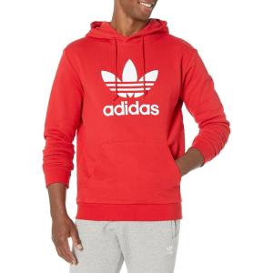 imageadidas Originals Mens Graphics Trefoil Series HoodieBetter Scarlet Q1
