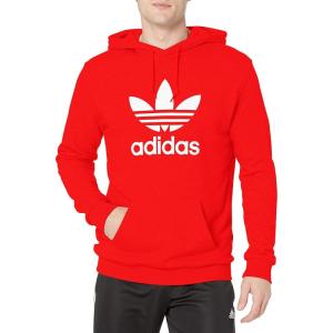 imageadidas Originals Mens Graphics Trefoil Series HoodieRedWhite