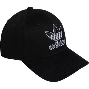 imageadidas Originals Mens Icon 20 Structured Precurve Snapback CapBlackWhite