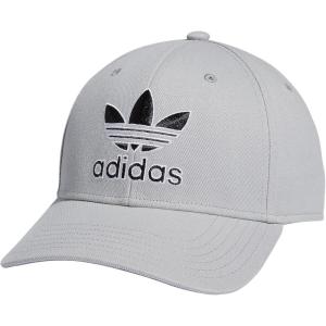 imageadidas Originals Mens Icon 20 Structured Precurve Snapback CapStone GreyBlackWhite