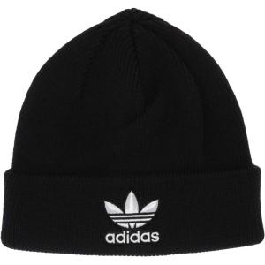 imageadidas Originals Mens Trefoil BeanieOlder ModelBlack White