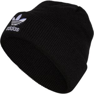 imageadidas Originals Mens Trefoil BeanieOlder ModelBlackWhite 3