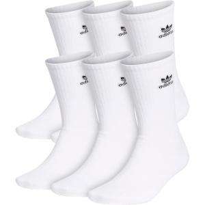 imageadidas Originals Trefoil 6Pair Crew SockWhite