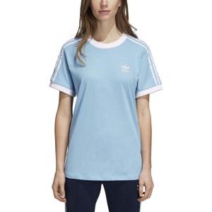 imageadidas Originals Womens 3Stripes TeeClearBlue