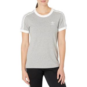 imageadidas Originals Womens 3Stripes TeeMedium Grey