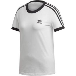 imageadidas Originals Womens 3Stripes TeeWhiteBlackWhite